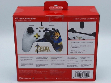 PowerA wired Controller - Zelda Breath of the Wild - NEU